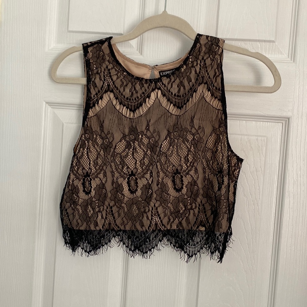 Lace top.